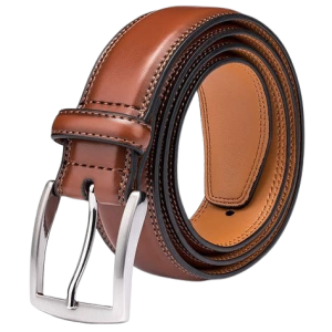 کمربند چرمی مردانه مدل Classic Brown